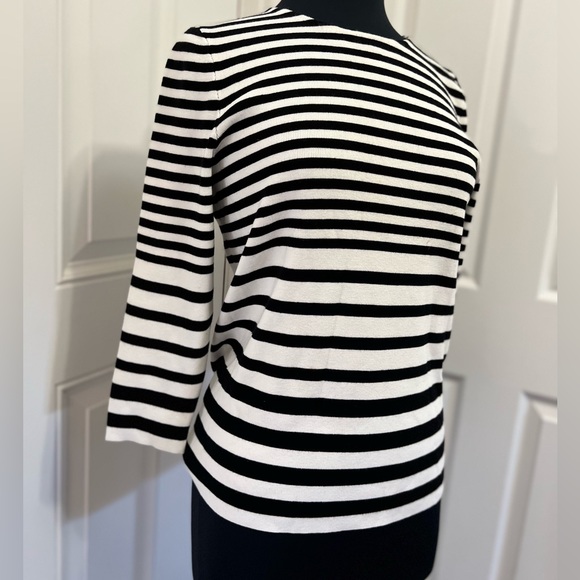 Talbots Women’s Crew Neck Striped Sweater/Top - Picture 2 of 9